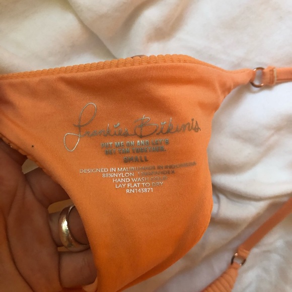 Frankies Bikinis Scarlett set in sunrise - Picture 3 of 6